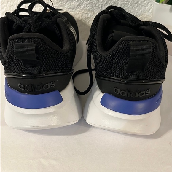 Adidas Black and White Shoes with Blue and Red Details - Picture 5 of 11